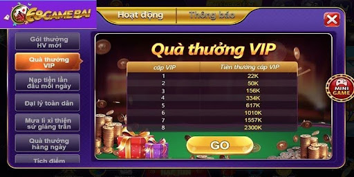 Khuyến mãi thành viên VIP đẳng cấp